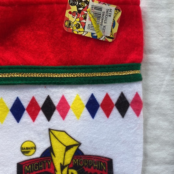 Mighty Morphin Power Rangers stocking - Picture 3 of 3